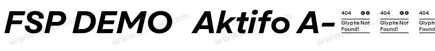 FSP DEMO   Aktifo A字体转换